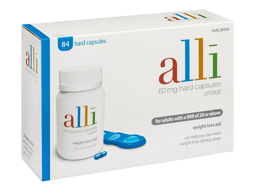 Alli (orlistat) weight-loss-tablets